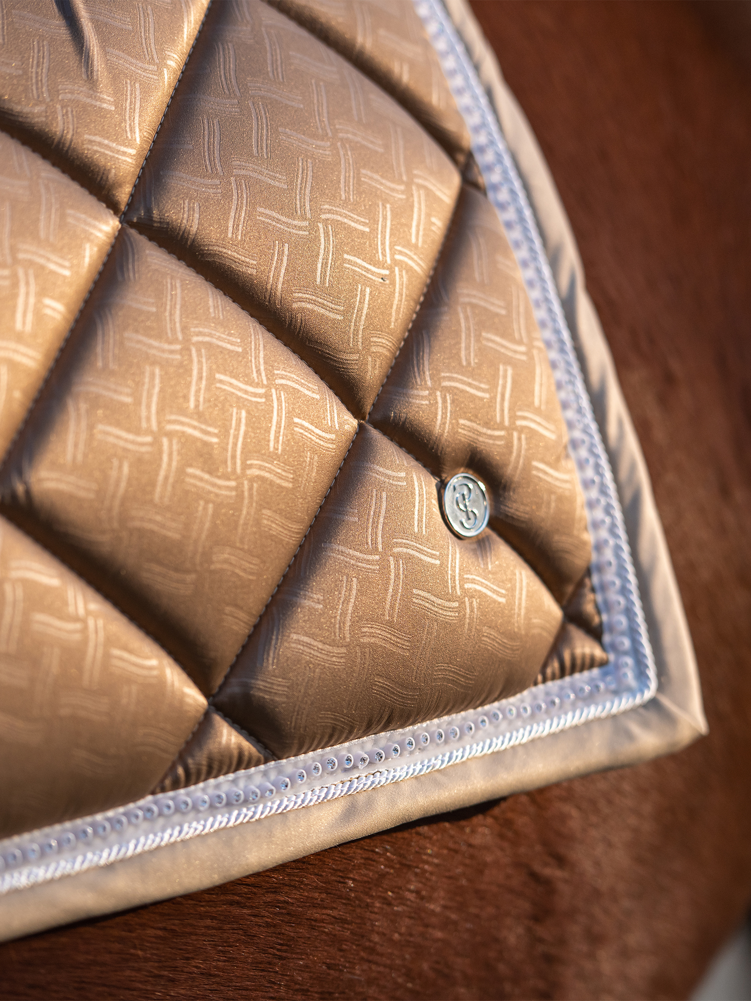 Saddle Pad Dressage Natural • Thehorselet