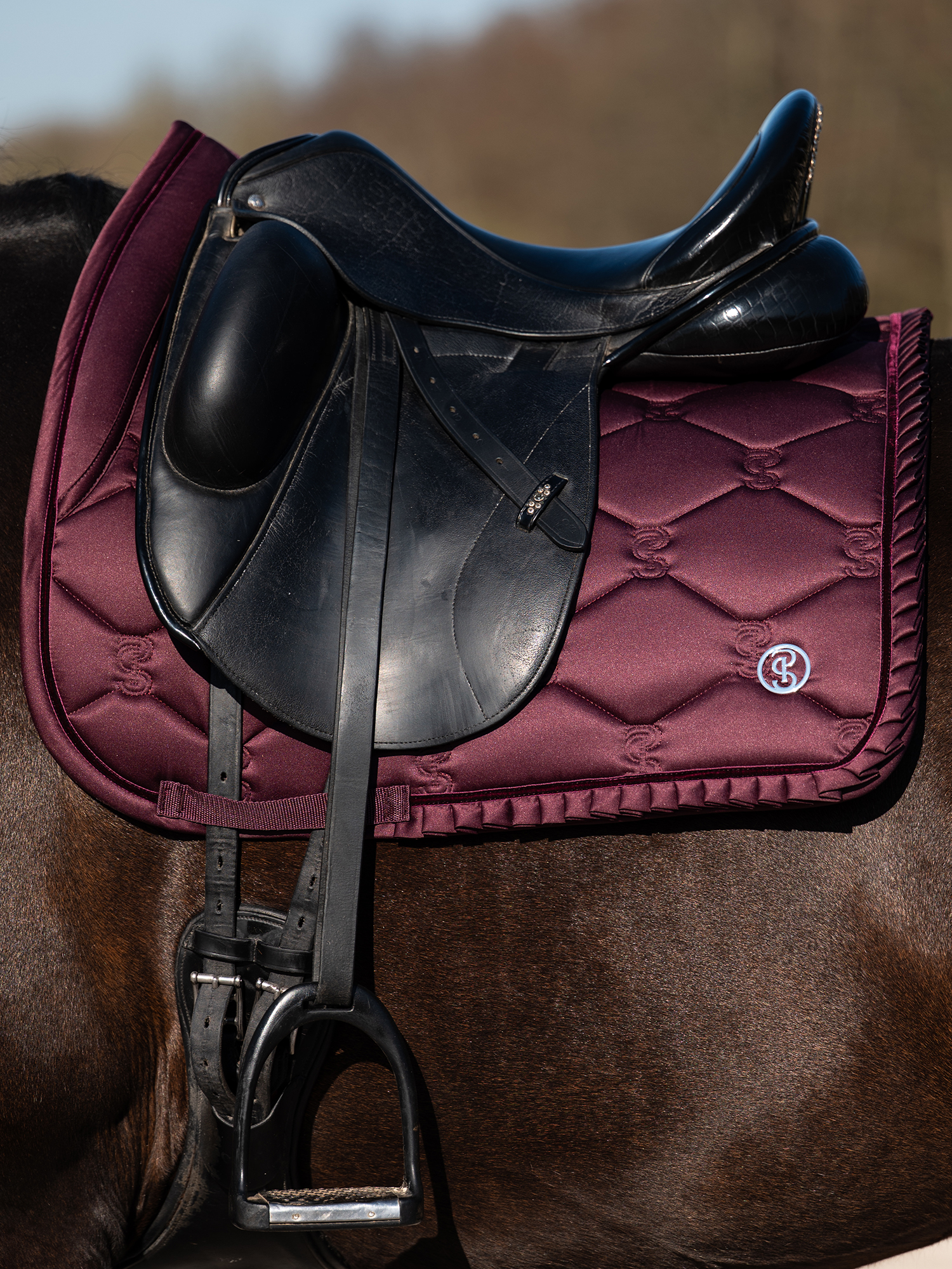 Saddle Pad Dressage Ruffle
