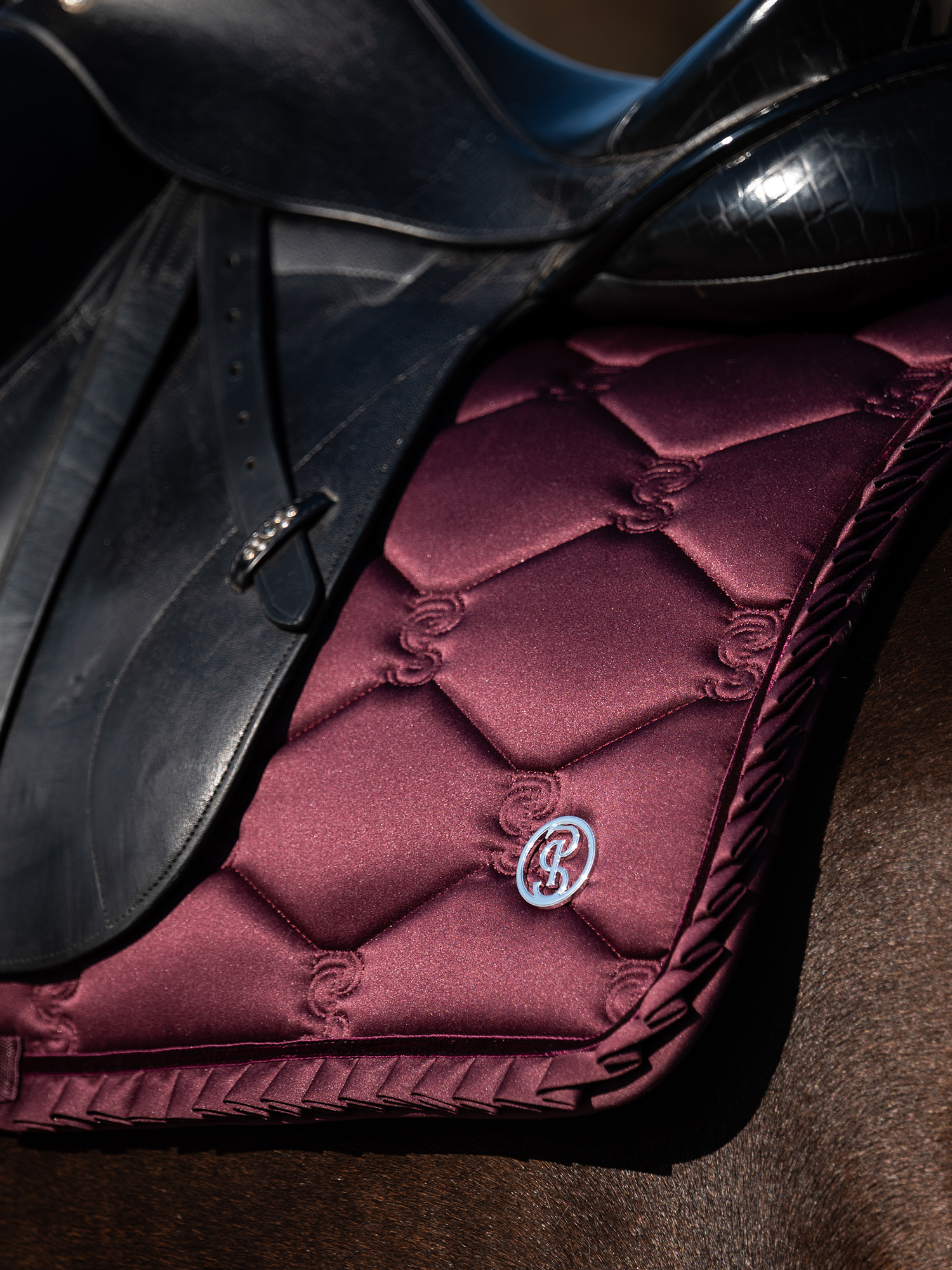 Saddle Pad Dressage Ruffle