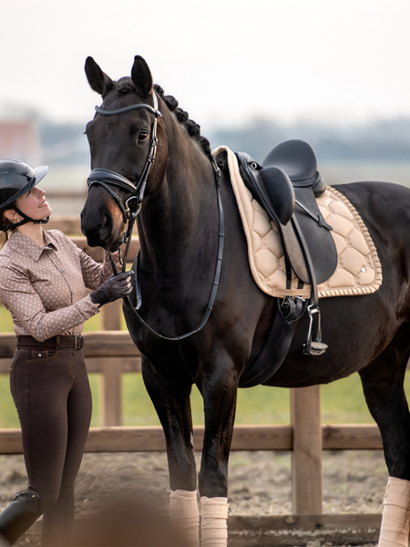 Saddle Pad Dressage Ruffle