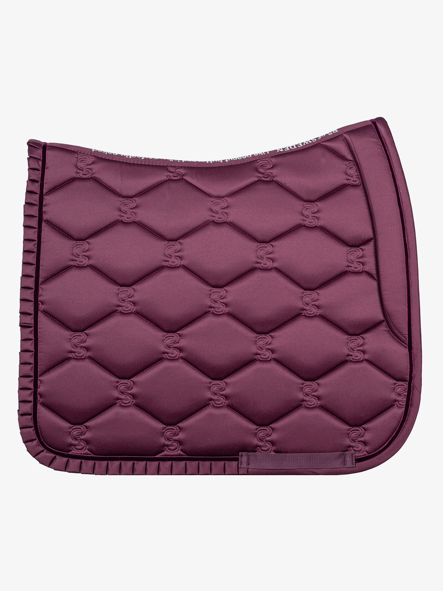 Saddle Pad Dressage Ruffle