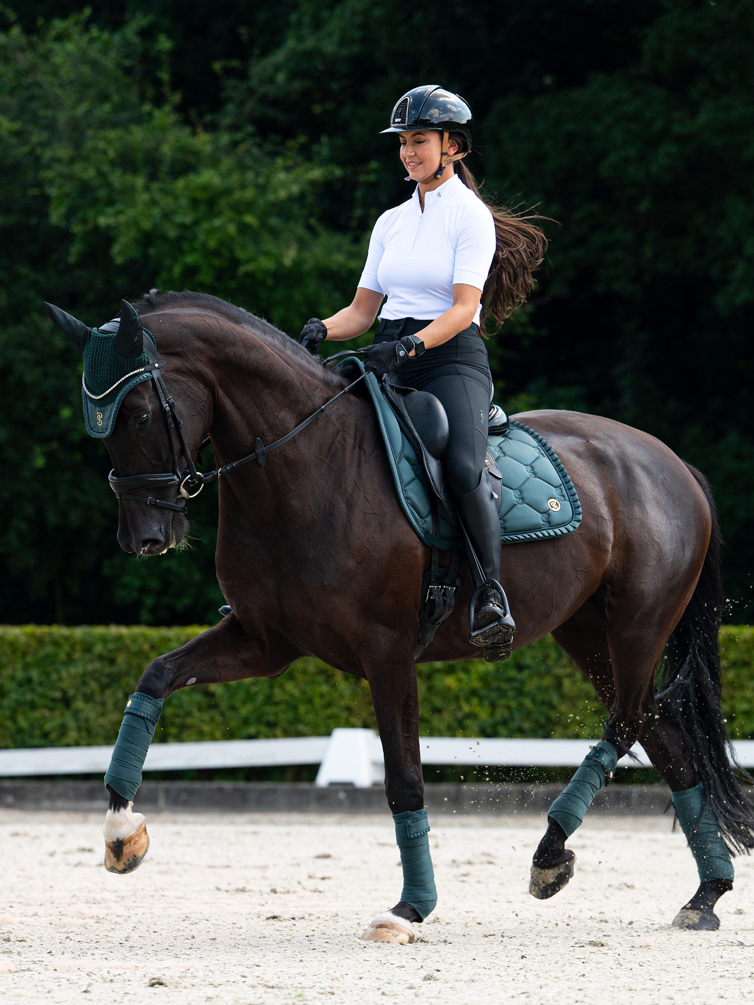 Saddle Pad Dressage Ruffle