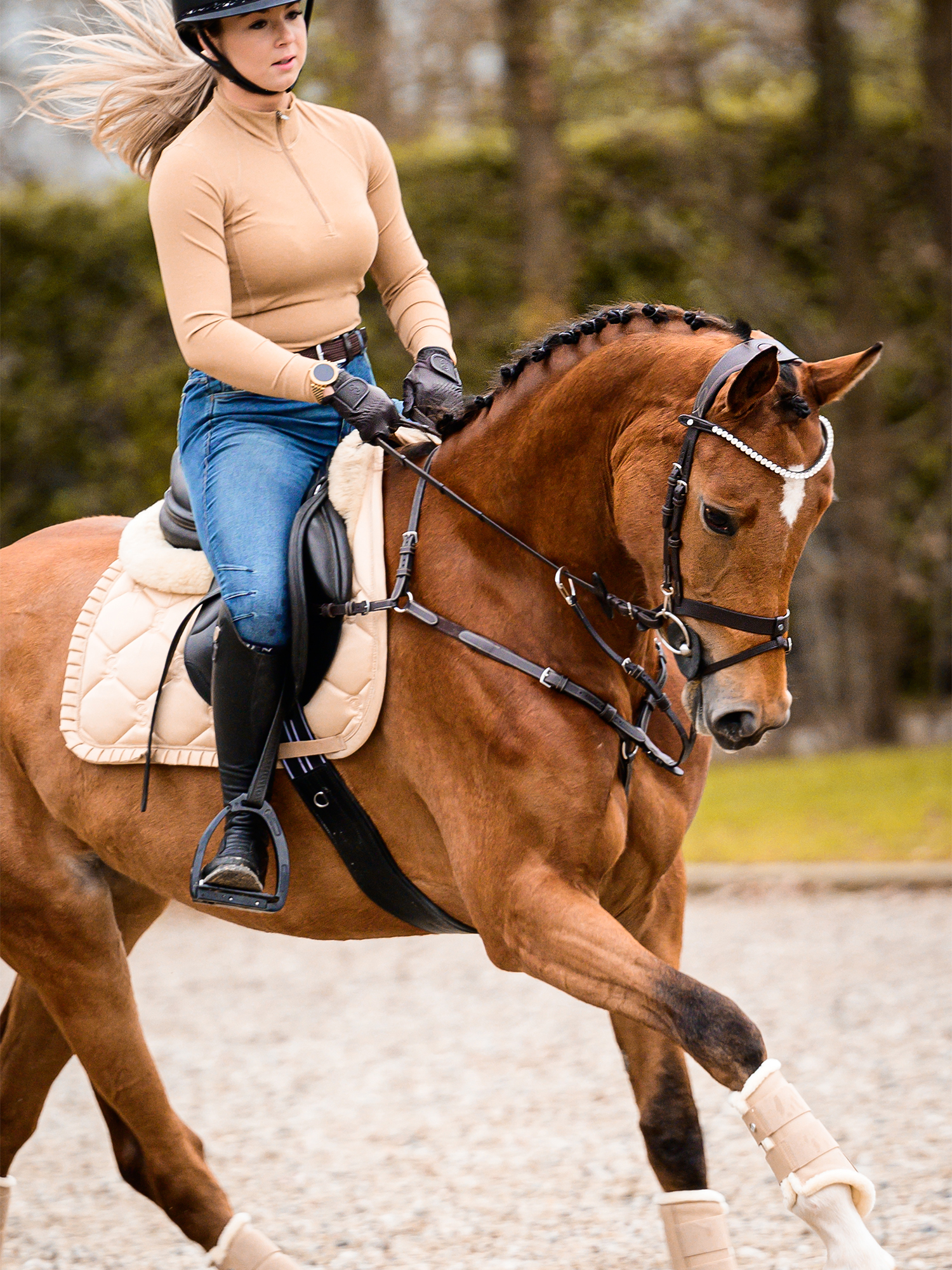 Saddle Pad Jump Ruffle